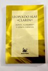 Adis Cordera adis y otros cuentos / Leopoldo Alas