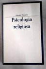 Psicologa religiosa / Antoine Vergote