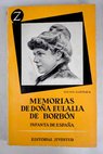 Memorias de Doña Eulalia de Borbón infanta de España / Eulalia de Borbón