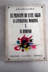 El príncipe de este siglo la literatura moderna y el demonio / José María Souvirón