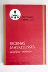 Escenas matritenses / Ramón de Mesonero Romanos