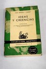 Ideas y creencias / Jos Ortega y Gasset