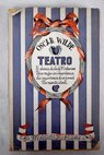 Teatro / Oscar Wilde