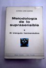 Metodologa de lo suprasensible tomo II / Alfonso Lpez Quints