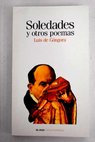 Soledades y otros poemas / Luis de Góngora y Argote