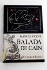 Balada de Can / Manuel Vicent