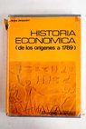 Historia económica de los orígenes a 1789 / Jean Imbert