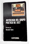 Antología del grupo poético de 1927