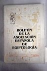 Boletín de la Asociación Española de Egiptología nº 7