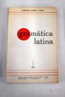 Gramática Latina / Manuel Marín Peña