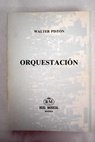 Orquestacin / Walter Piston