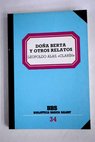 Doa Berta y otros relatos / Leopoldo Alas