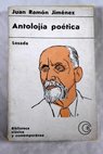 Antolojía poética / Juan Ramón Jiménez