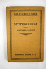 Meteorología / José María Lorente