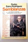 Semblanzas / Pedro Sainz Rodríguez