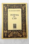 El poema del Cid