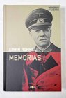 Memorias mariscal Erwin Rommel / Erwin Rommel