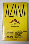 Azaña / Manuel Azaña