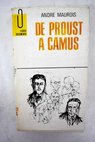 De Proust a Camus / Andr Maurois