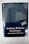 Sociología / Anthony Giddens