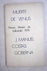 Muerte de Venus / José Manuel Costas