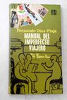 Manual del imperfecto viajero / Fernando Daz Plaja
