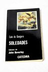 Soledades / Luis de Gngora y Argote