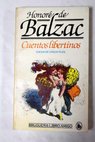 Cuentos libertinos / Honoré de Balzac