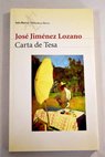 Carta de Tesa / Jos Jimnez Lozano