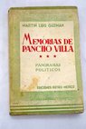Memorias de Pancho Villa tomo III / Martín Luis Guzmán