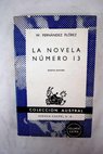 La novela nmero 13 / Wenceslao Fernndez Flrez