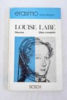 Obras edición de 1556 / Louise Labé