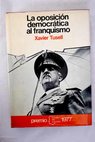 La oposicin democrtica al franquismo 1939 1962 / Javier Tusell