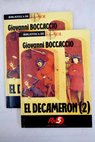 Decamerón selección / Giovanni Boccaccio