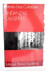 Andanzas callejeras / Antonio Díaz Cañabate