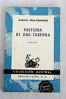 Historia de una taberna / Antonio Díaz Cañabate