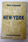New York / Paul Morand