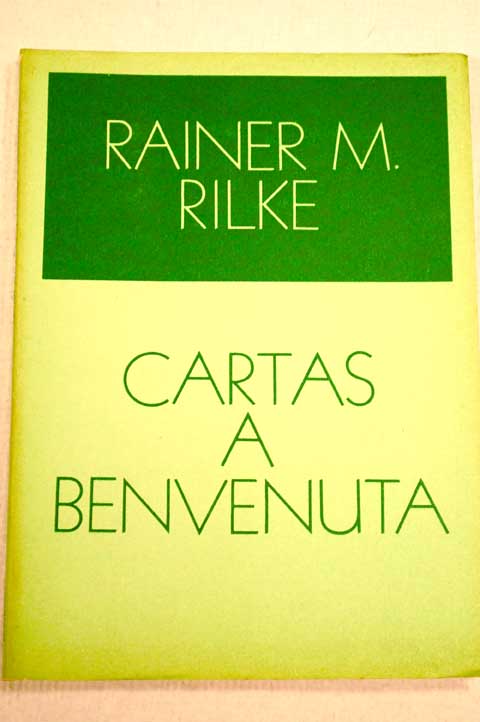 Cartas a Benvenuta / Rainer Maria Rilke