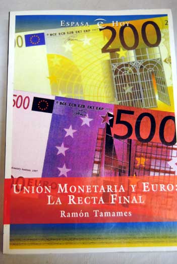Unin monetaria y euro la recta final / Ramn Tamames