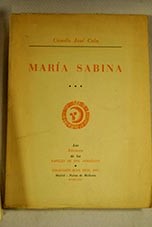 Mara Sabina / Camilo Jos Cela
