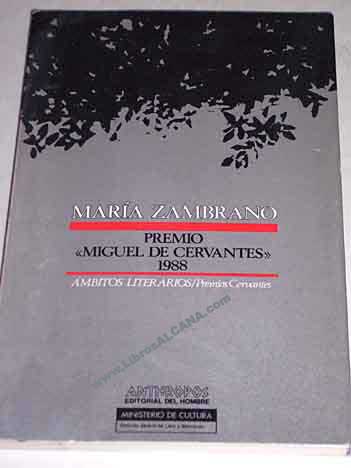 Premio Miguel de Cervantes 1988 / Mara Zambrano