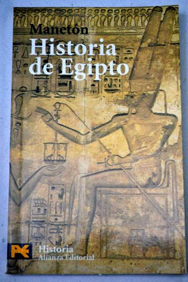 Historia de Egipto / Manetn