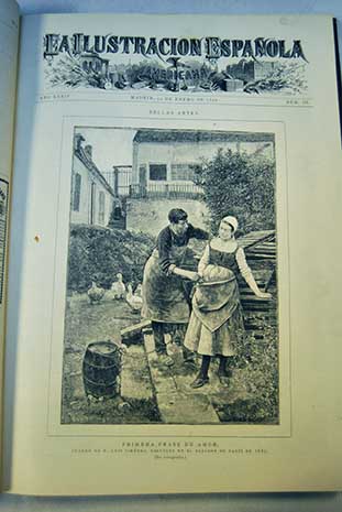 La Ilustracin Espaola y Americana revista de bellas artes y actualidades 1890 tomo 1