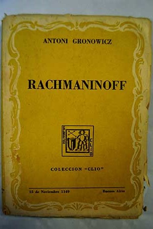 Rachmaninoff / Antoni Gronowicz