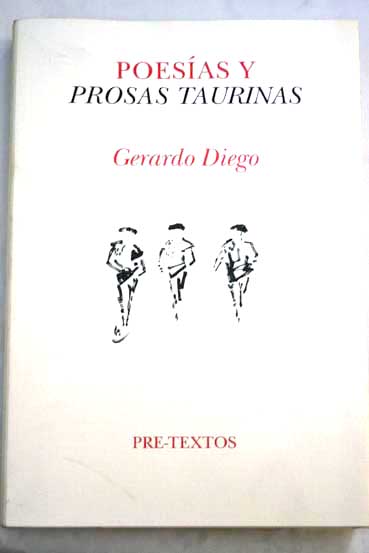 Poesas y prosas taurinas / Gerardo Diego