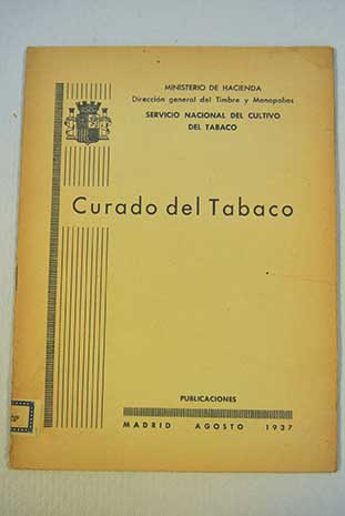 Curado del tabaco / Servicio Nacional del Cultivo del tabaco