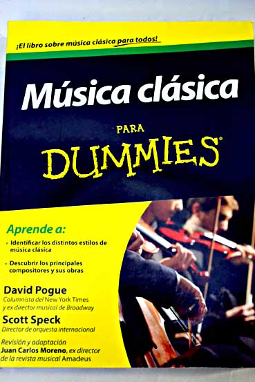 Msica clsica para dummies / David Pogue
