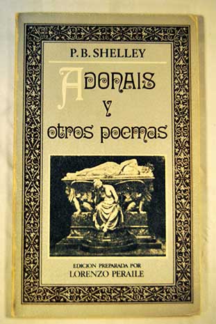 Adonais y otros poemas / Percy Bysshe Shelley
