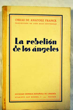 La rebelin de los angeles / Anatole France