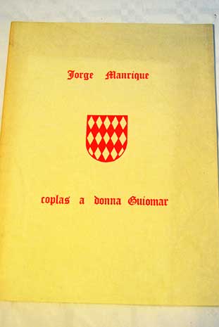 Coplas a Donna Guomar / Jorge Manrique
